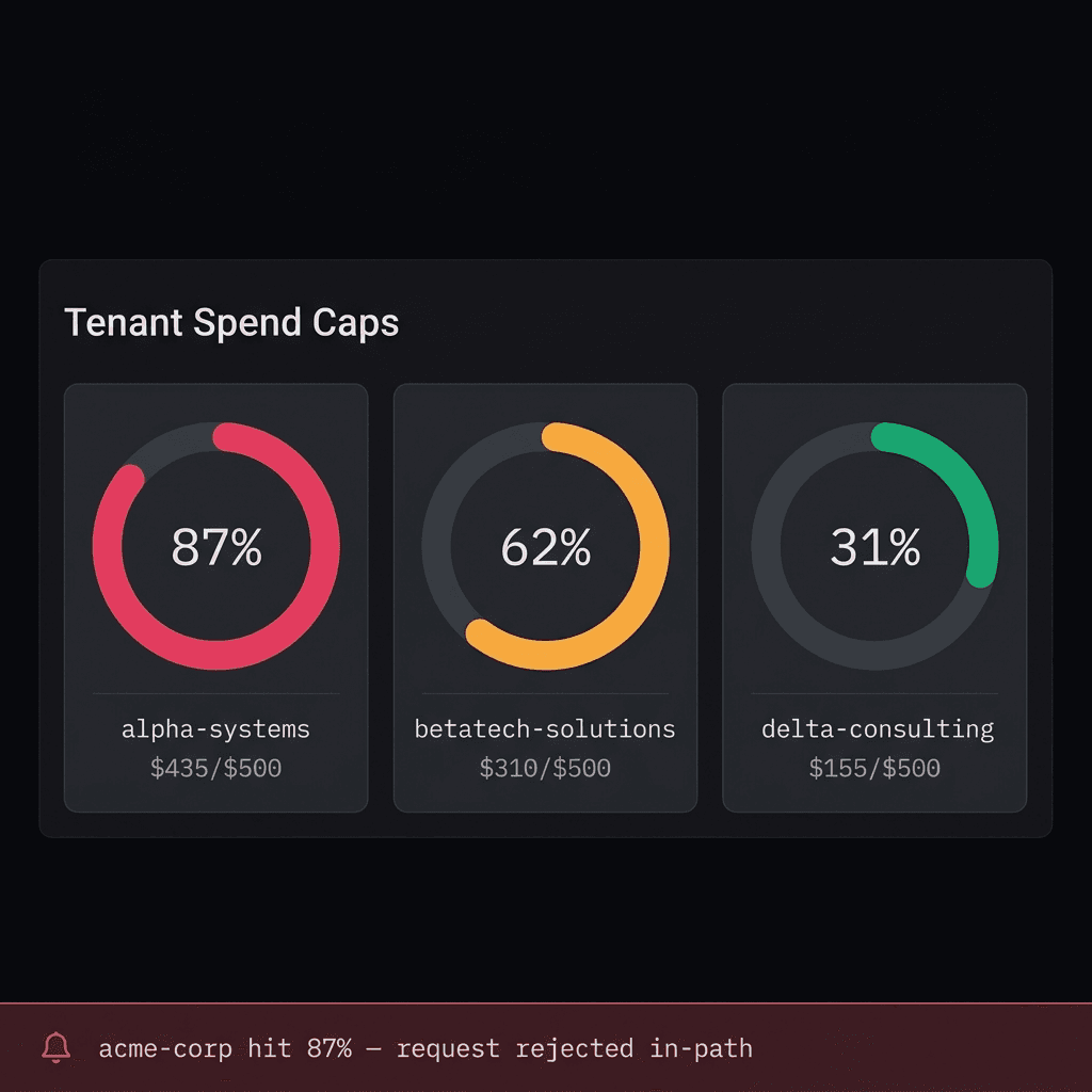 Tenant Spend Caps